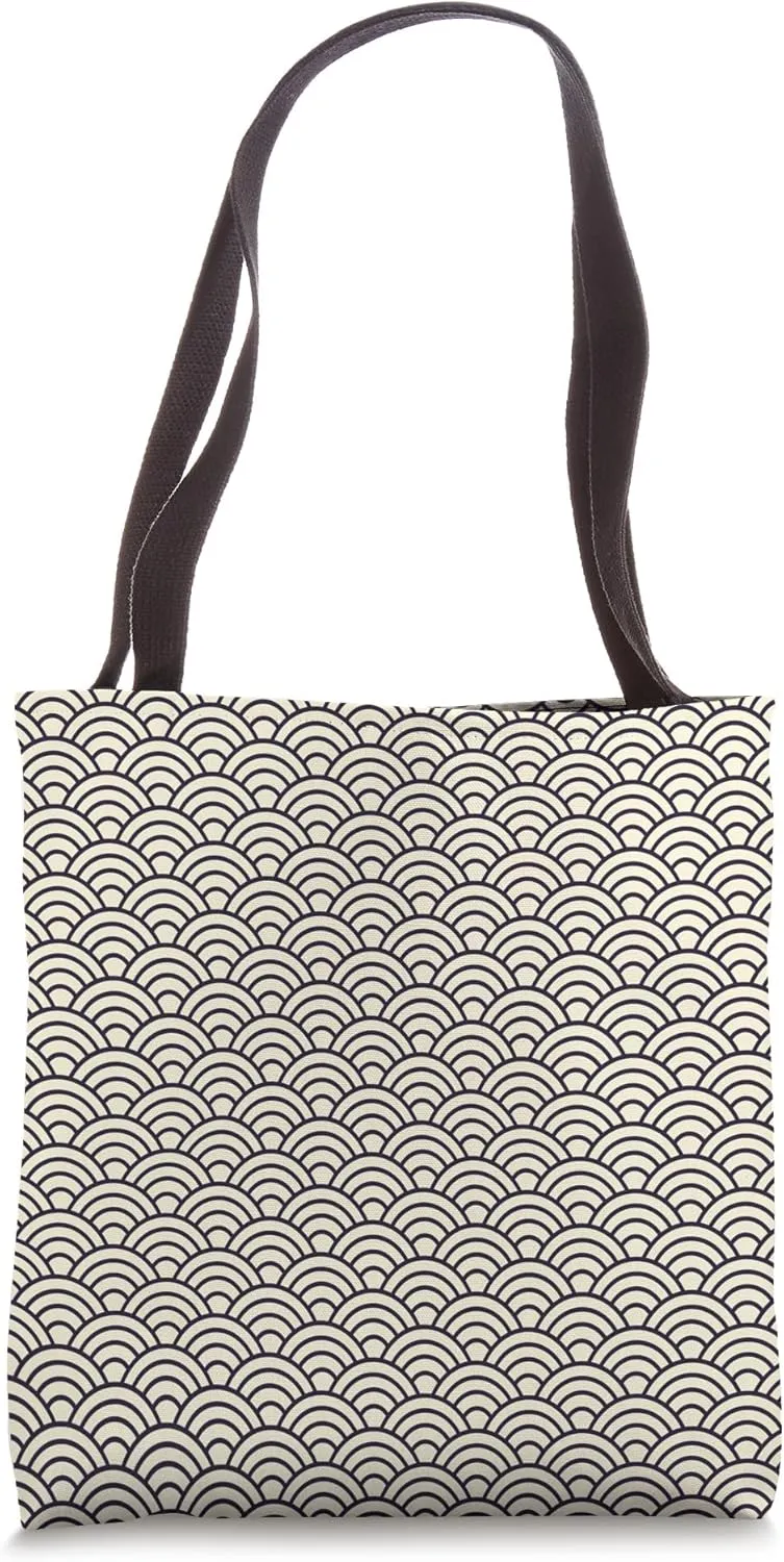 Pretty Optical Illusions Arc Patterns Tote Bag