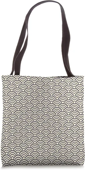 Pretty Optical Illusions Arc Patterns Tote Bag