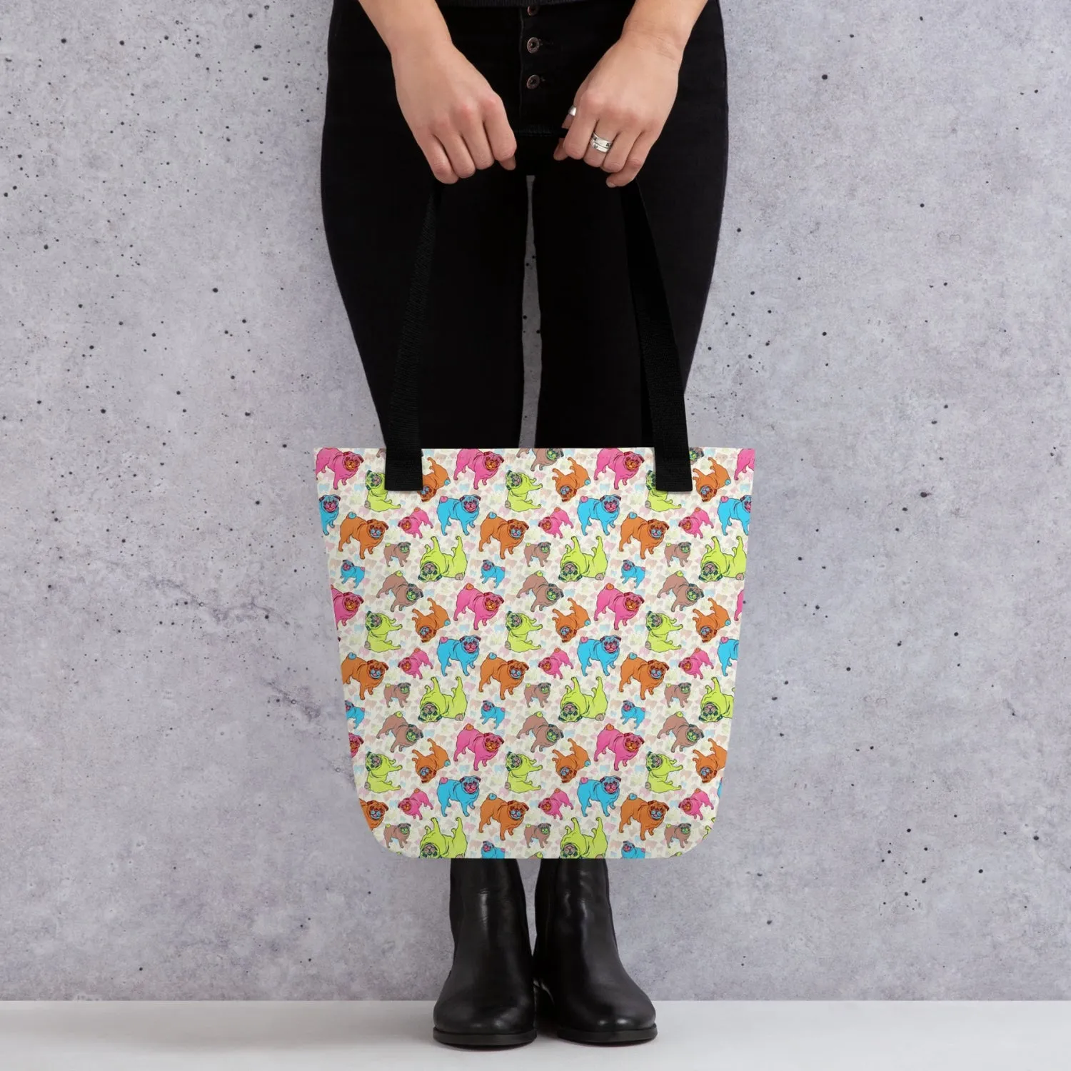 Pugalicious Tote Bag