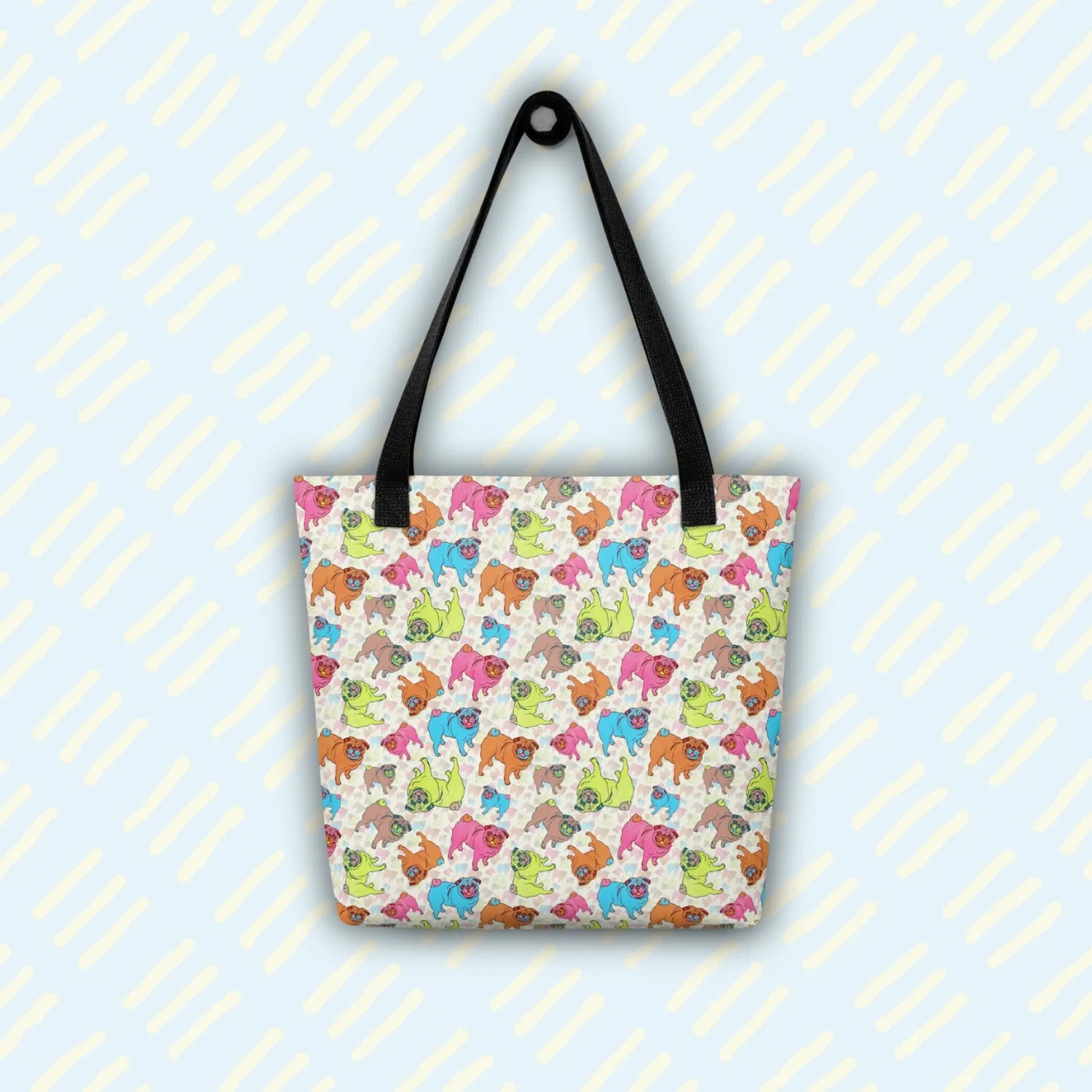 Pugalicious Tote Bag