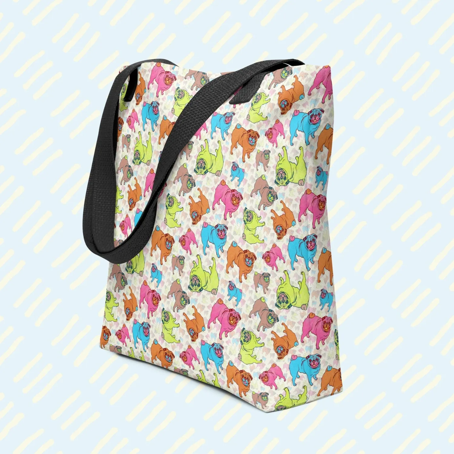 Pugalicious Tote Bag