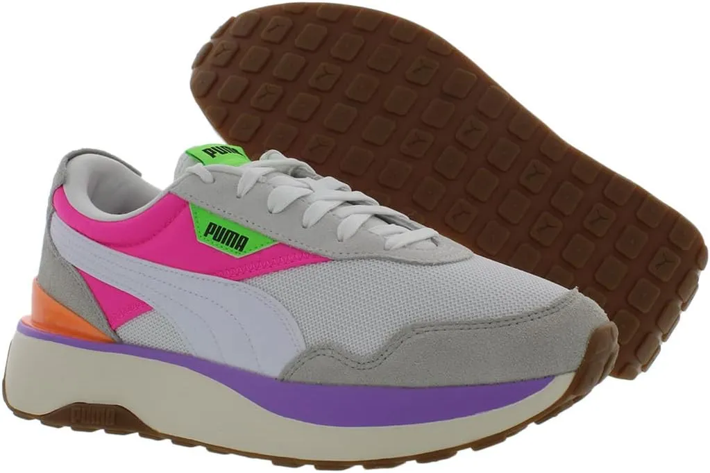 PUMA Women's Cruise Rider Shoes, Frosted Ivory-Smokey Gray, 9.5