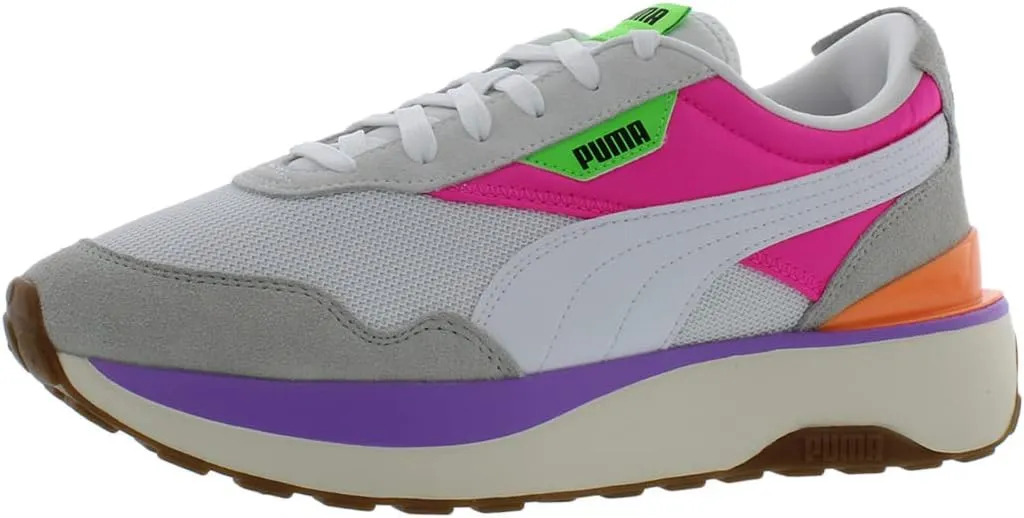 PUMA Women's Cruise Rider Shoes, Frosted Ivory-Smokey Gray, 9.5