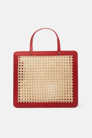 Rattan Bag Classic - Red