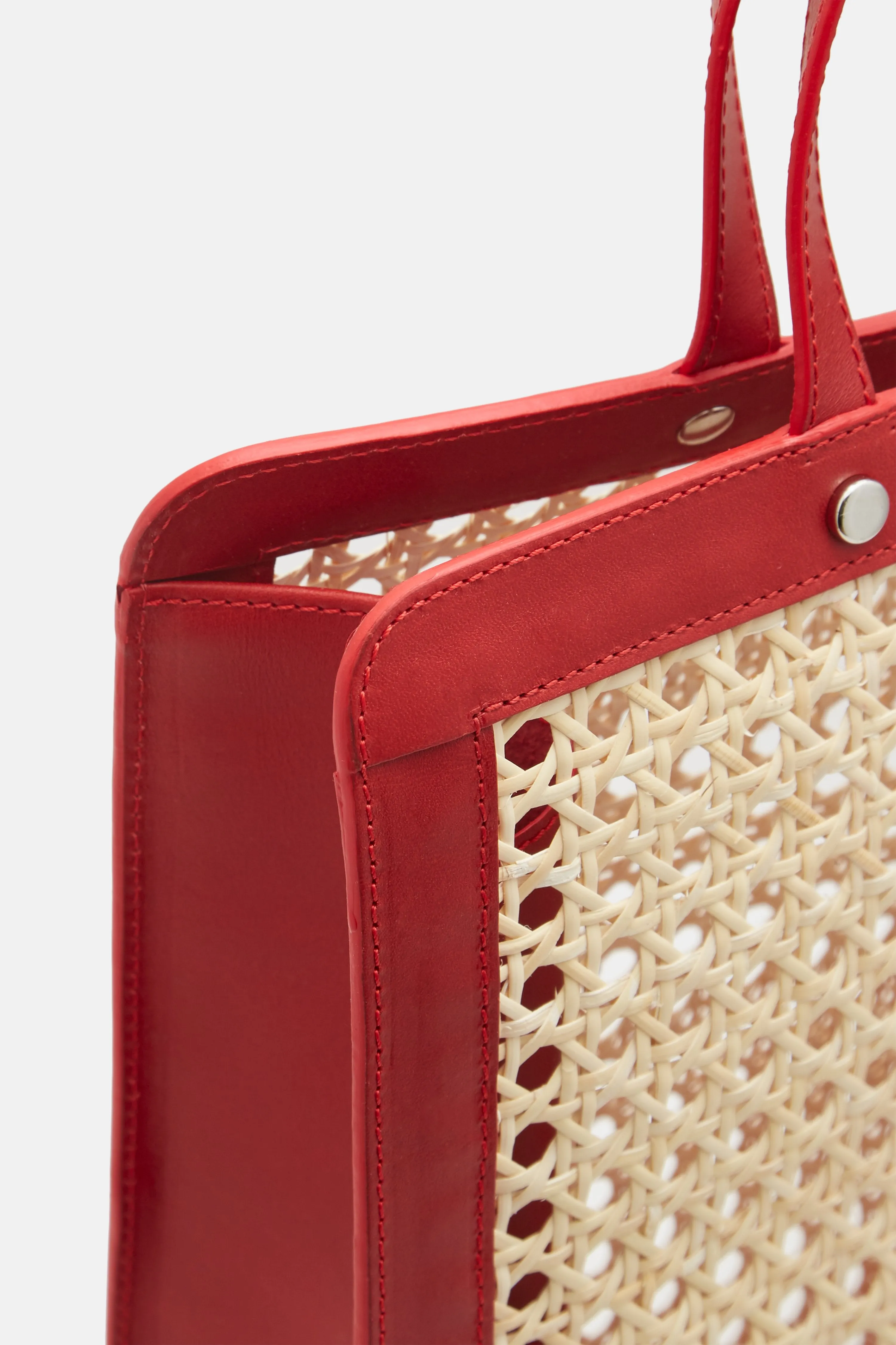 Rattan Bag Classic - Red