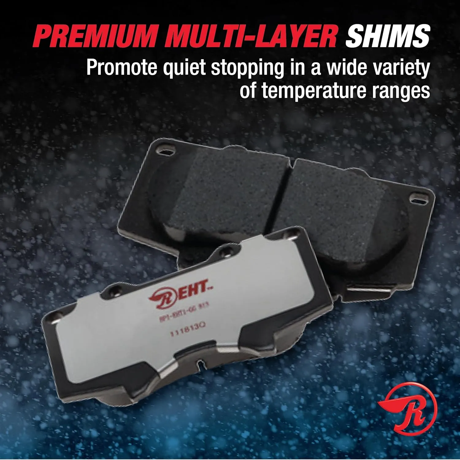 Raybestos Element3 EHT™ Automotive Replacement Front Brake Pad for Selected 2015-2019 Hyundai Sonata, 2022-2023 Hyundai Kona Electric, 2016-2020 Kia Optima (EHT1826H)