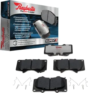 Raybestos Element3 EHT™ Automotive Replacement Front Brake Pad for Selected 2015-2019 Hyundai Sonata, 2022-2023 Hyundai Kona Electric, 2016-2020 Kia Optima (EHT1826H)