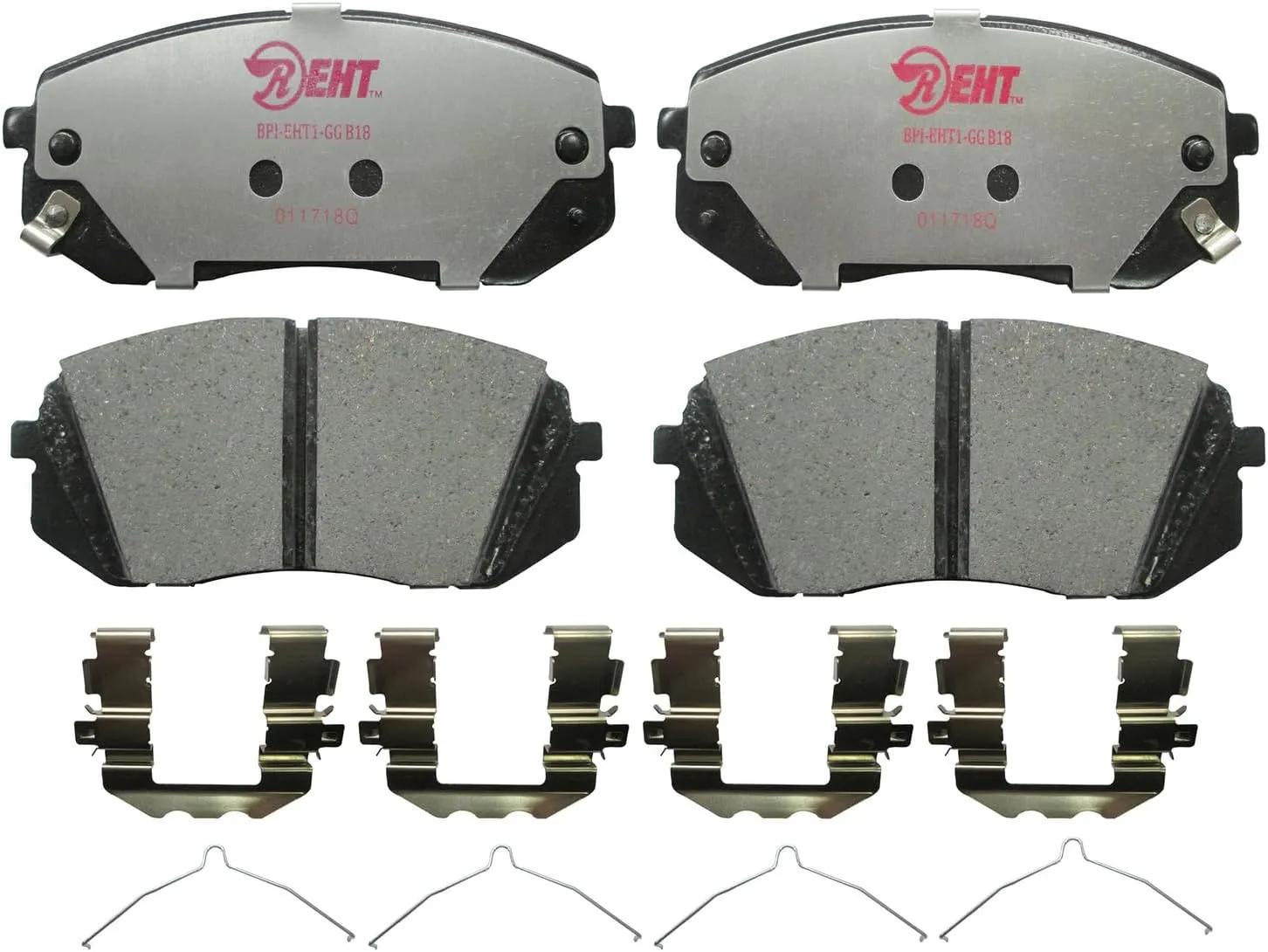 Raybestos Element3 EHT™ Automotive Replacement Front Brake Pad for Selected 2015-2019 Hyundai Sonata, 2022-2023 Hyundai Kona Electric, 2016-2020 Kia Optima (EHT1826H)