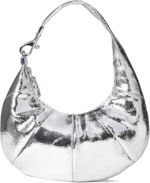 Rebecca Minkoff Mini Croissant Silver One Size