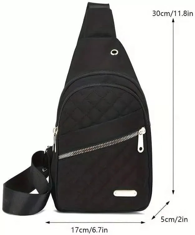Relevantk Crossbody Bag, Vocately Antitheft Crossbody Bags for Daily Travel (White)