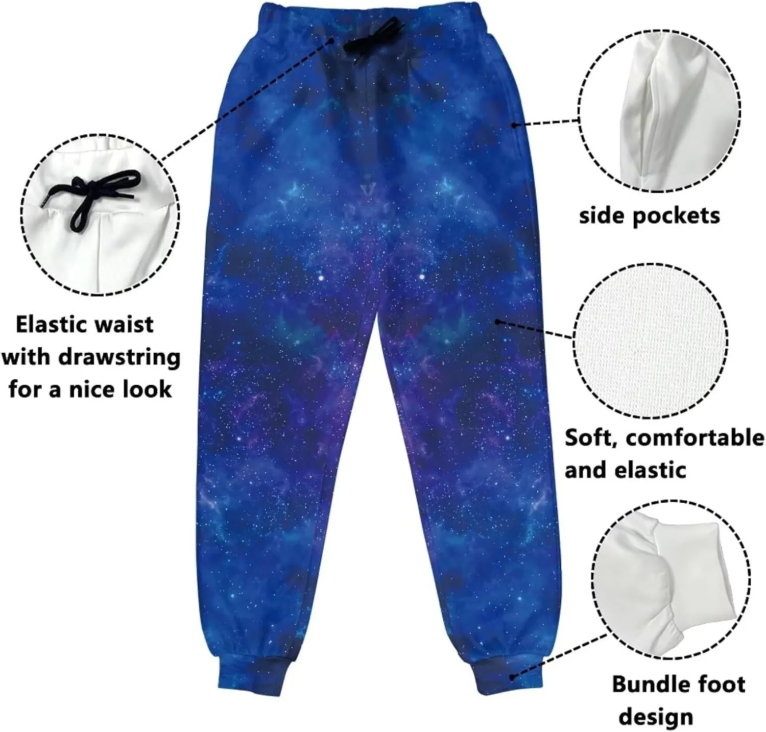 Renewold Men's Sweatpants Women's Sweatpants Jogging Pants Athletic Bottoms with Elastic Waist and Adjustable Drawstring