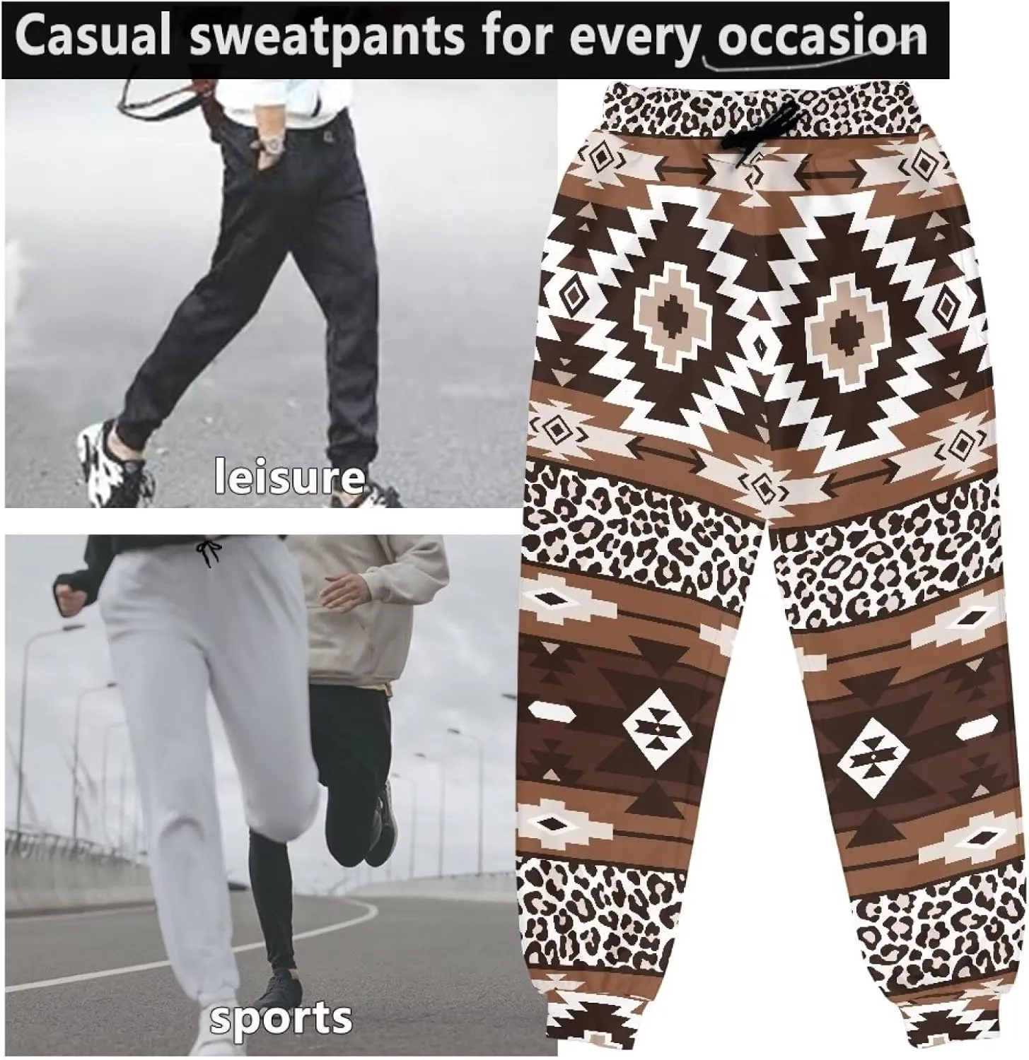 Renewold Men's Sweatpants Women's Sweatpants Jogging Pants Athletic Bottoms with Elastic Waist and Adjustable Drawstring