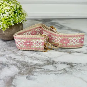 Replacement Strap - Pink White Tan Flower