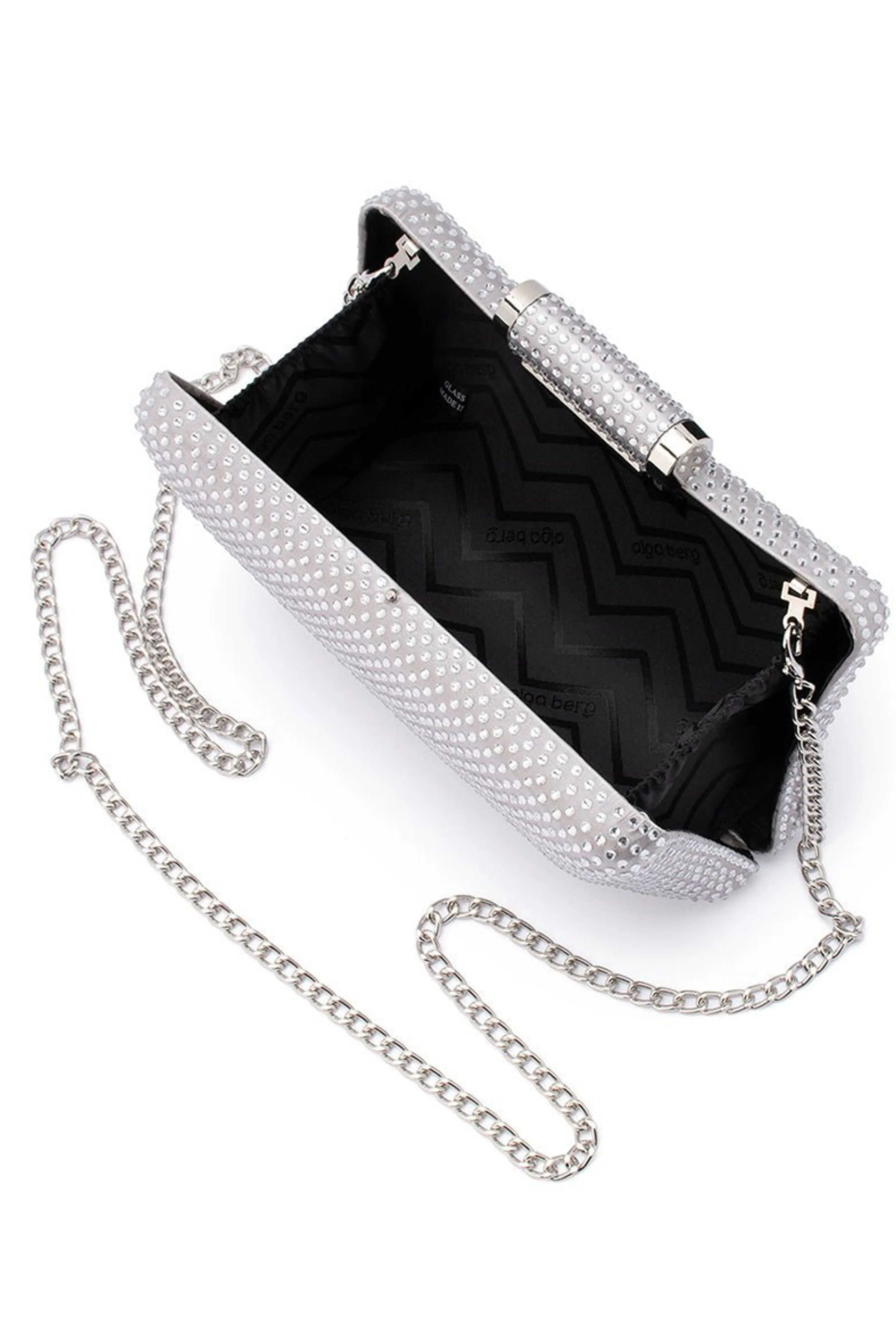 Rhianna Hot Fix Clutch - Oyster