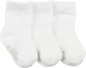 Robeez Girl's Baby, Infant, Toddler Soft Cotton Non-Slip Socks/Kickproof Seamless Design (3 Pack)