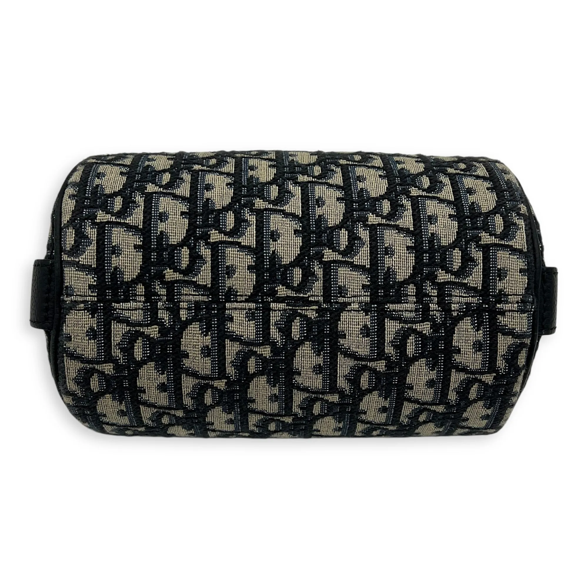 Roller Crossbody Bag Blue in Jacquard, Silver hardware