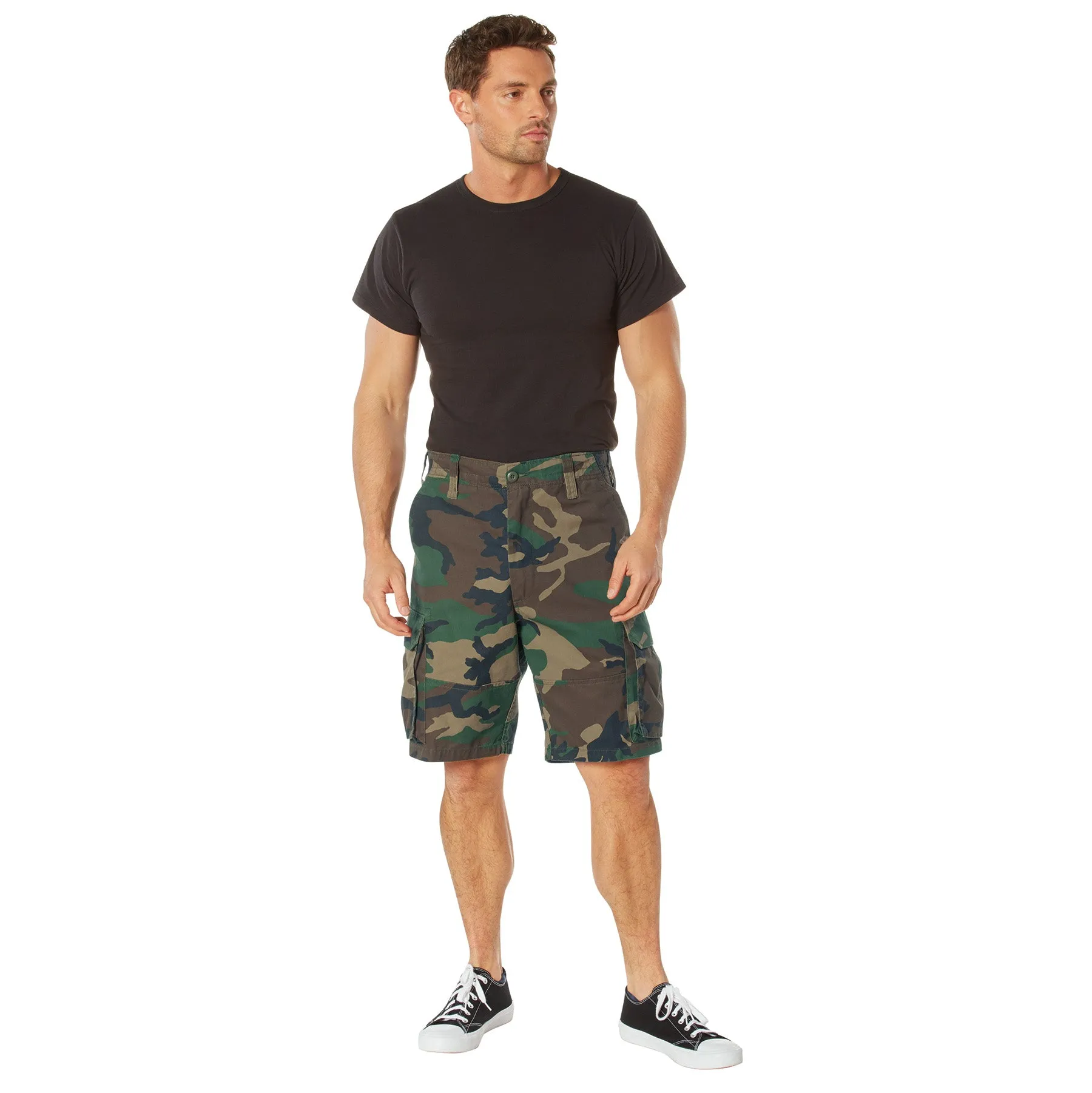 Rothco Vintage Camo Paratrooper Cargo Shorts