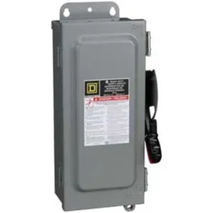 Safety Switch,600VAC/DC,3PST,30 Amps AC