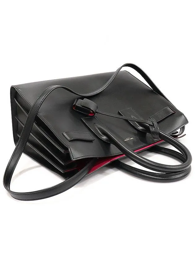 Saint 378299 Smooth Dejour Small Bag Black Reduced prices Calfskin Classic Tote Sock Laurent Instant access