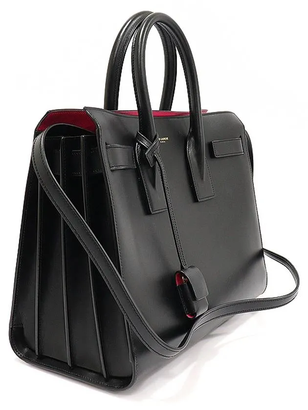 Saint 378299 Smooth Dejour Small Bag Black Reduced prices Calfskin Classic Tote Sock Laurent Instant access