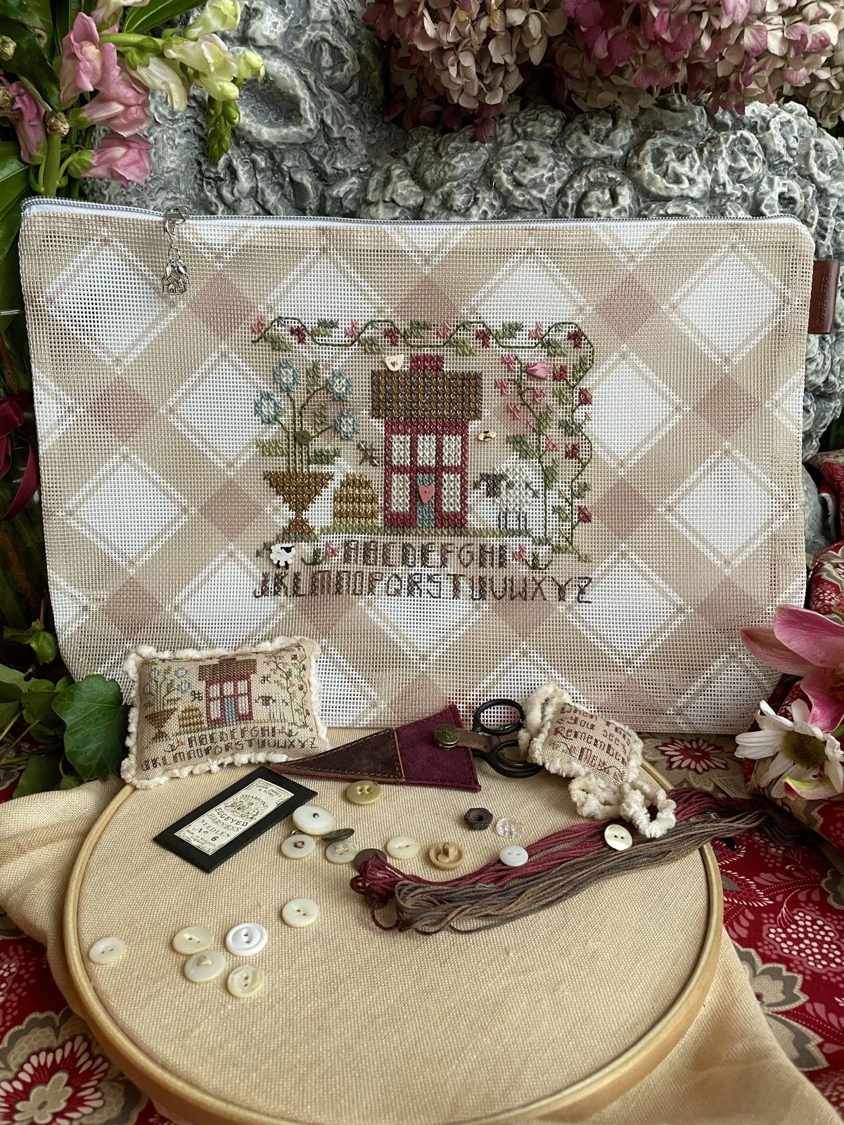 Sampler Bag Cross Stitch Pattern by Shepherd's Bush