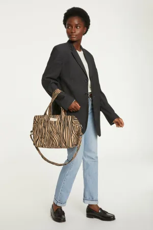 Sauval the city bag - Recycled cotton Zebra