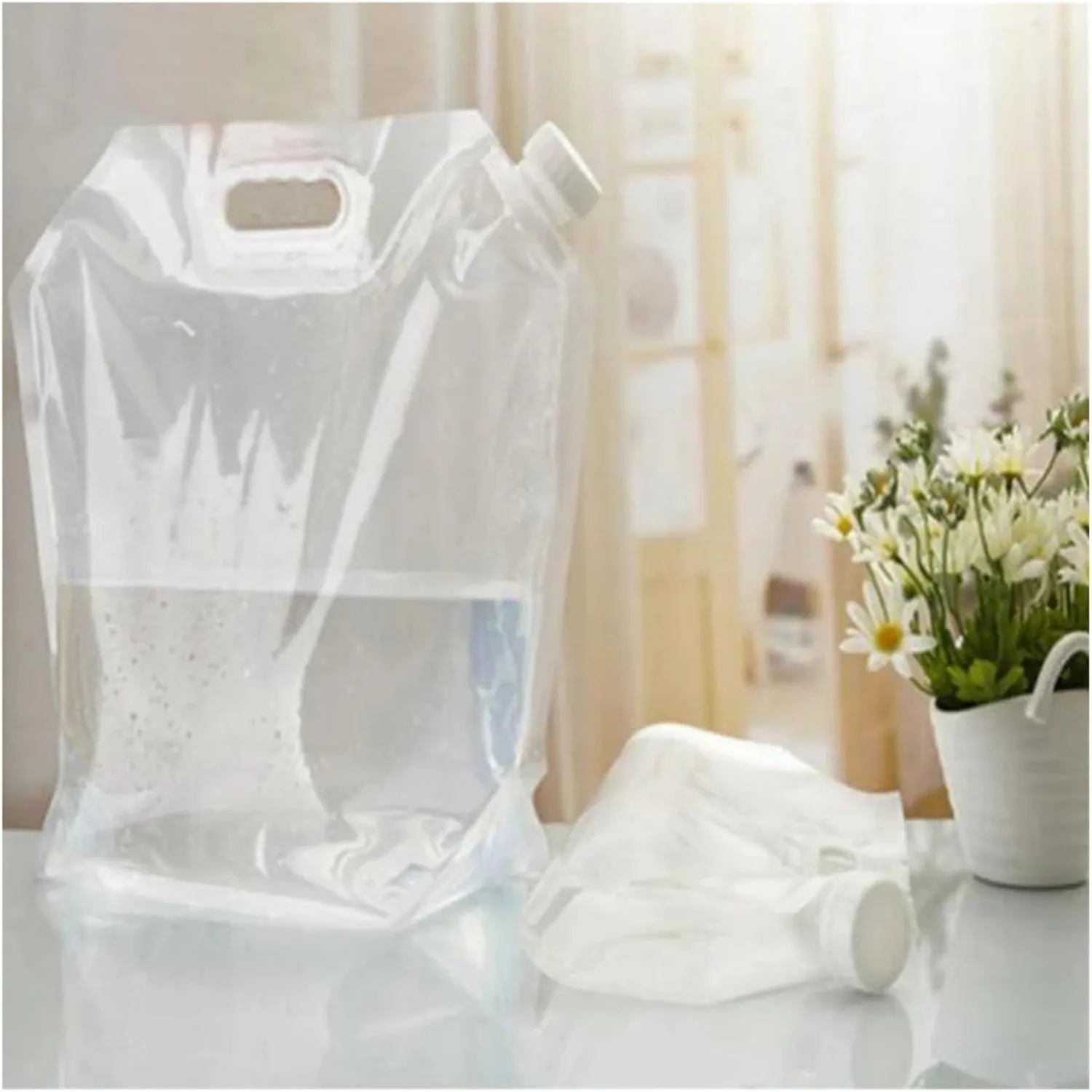 SBTRKT 15L Portable Foldable Water Bags Folding Collapsible Car Drinking Container Kit Outdoor Camping BBQ Sports Water Tank (Color : 700ml)