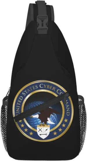 Seal Of The United States Cyber Command Crossbody Bags For Women Men Chest Backpack Gym Shoulder Bag Travel Outdoor Sports Casual Crossbody Bags
