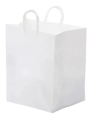 SFLPWTPE Large Take-Out Shopper Bag with Folded Loop Handle, 16" Length x 12" Width (Case of 250)