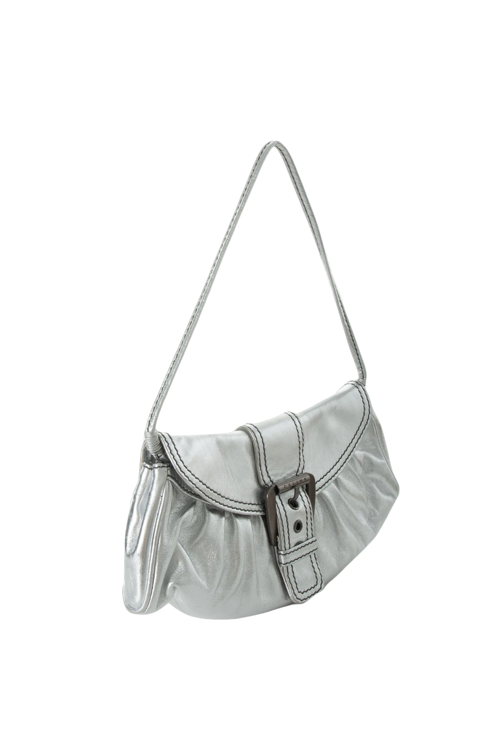 Silver Shoulder Bag