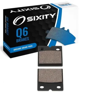 Sixity Q6 Rear Organic Brake Pads compatible with Laverda SFC 1000 1985-1986 Complete Set