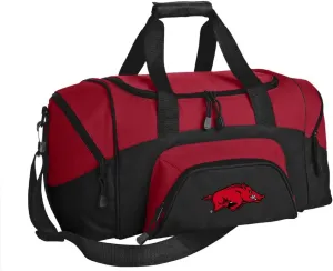 SMALL Arkansas Razorbacks Travel Bag University of Arkansas Gym Bag