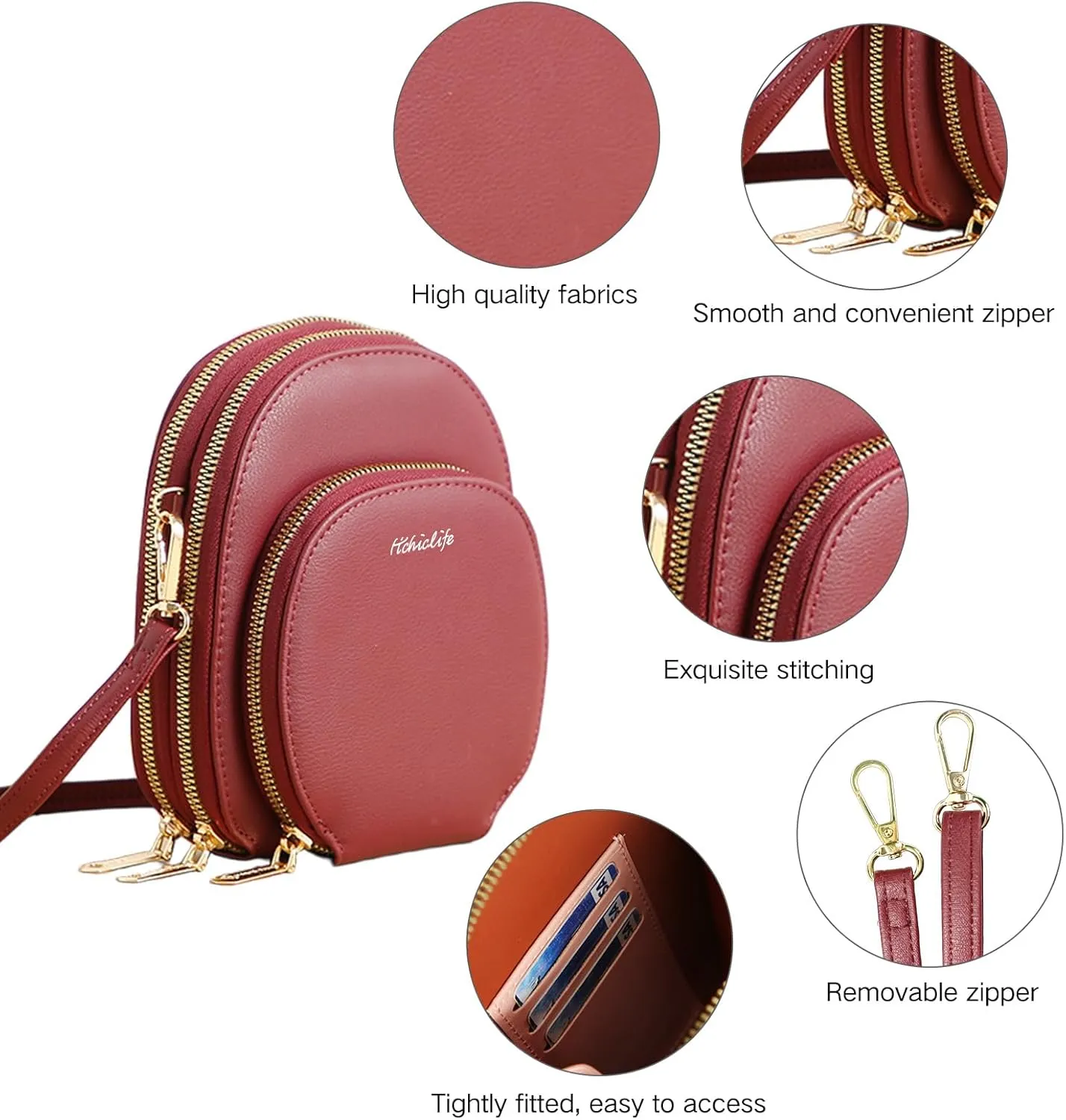 Small Crossbody Bags for Women Trendy Cell Phone Purse Wallet