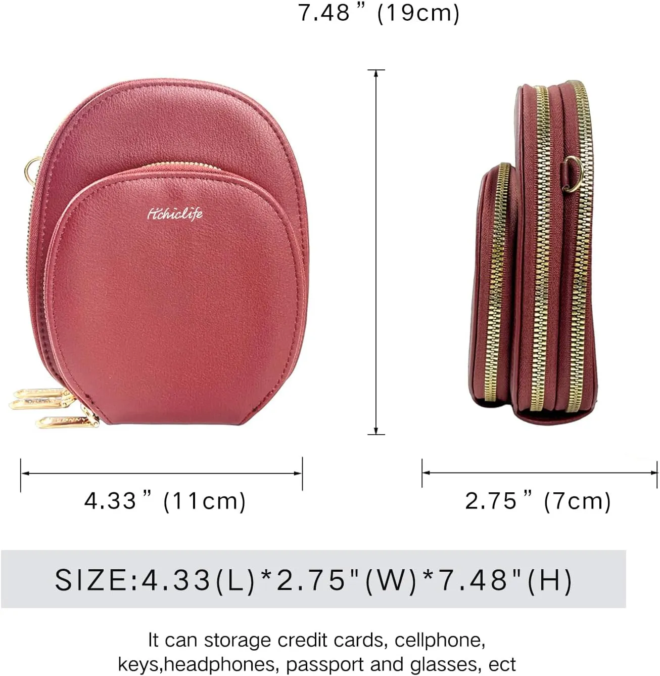 Small Crossbody Bags for Women Trendy Cell Phone Purse Wallet
