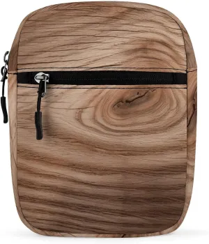 Small Satchel Purse Mini Shoulder Bag Personalized Wood Grain Print Crossbody Bags For Women Men