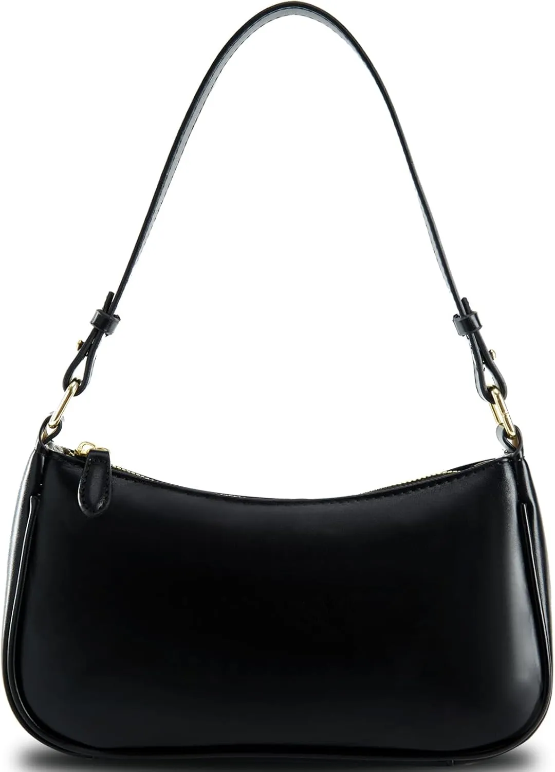 Small Shoulder Bag for women Clutch Purse Handbag with 2 Removable Straps and Zipper Closure Crossbody Bags