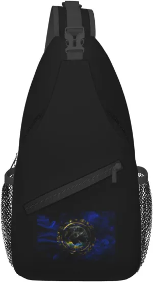 Smoke Flag Of New Hampshire Crossbody Bags For Women Men Chest Backpack Gym Shoulder Bag Travel Outdoor Sports Casual Crossbody Bags