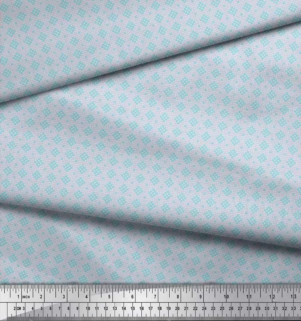 Soimoi Rayon Pink Fabric - by The Yard - 56 Inch Wide - Knitted Sewing Shirting - Textile Charm with Knitted Sewing Patterns Printed Fabric