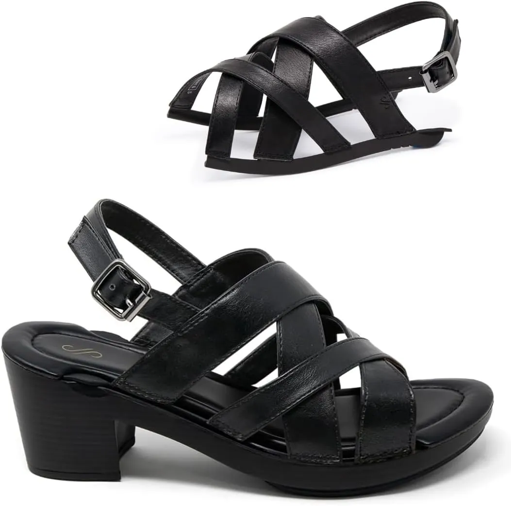 Solely Jane Interchangeable Tops Women's Heel Pumps Shoes