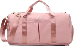 Sports Duffle Bags for Gym Women Girls, (Pink)