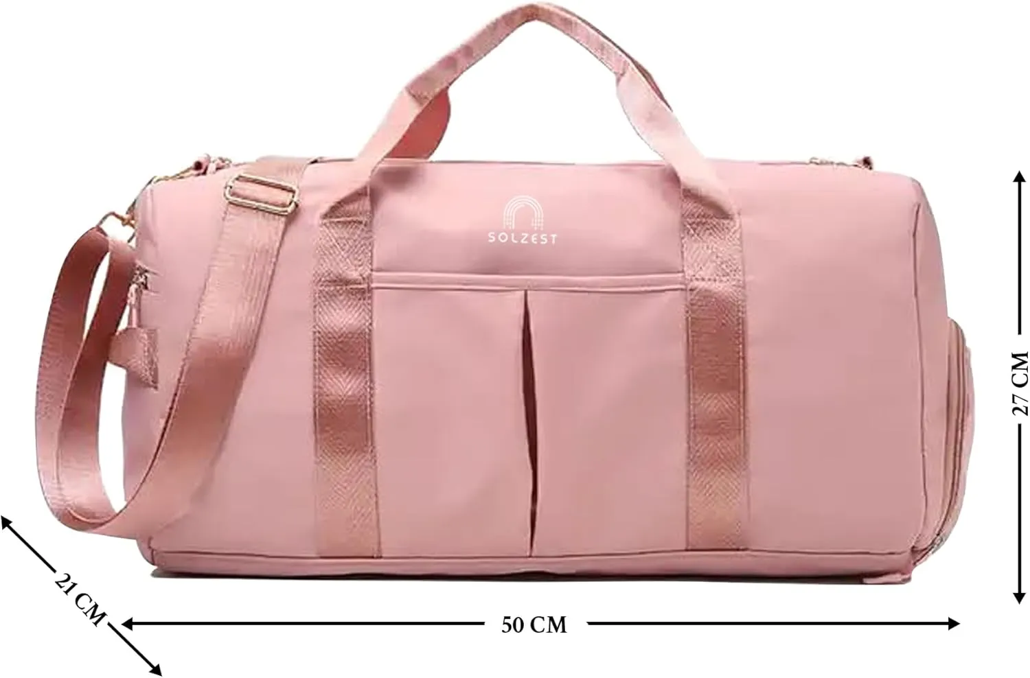 Sports Duffle Bags for Gym Women Girls, (Pink)