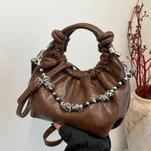 Squeeze Top Handle Bags Designer Handbag Small Tote Bag Crossbody Purses Women 2025 Trendy