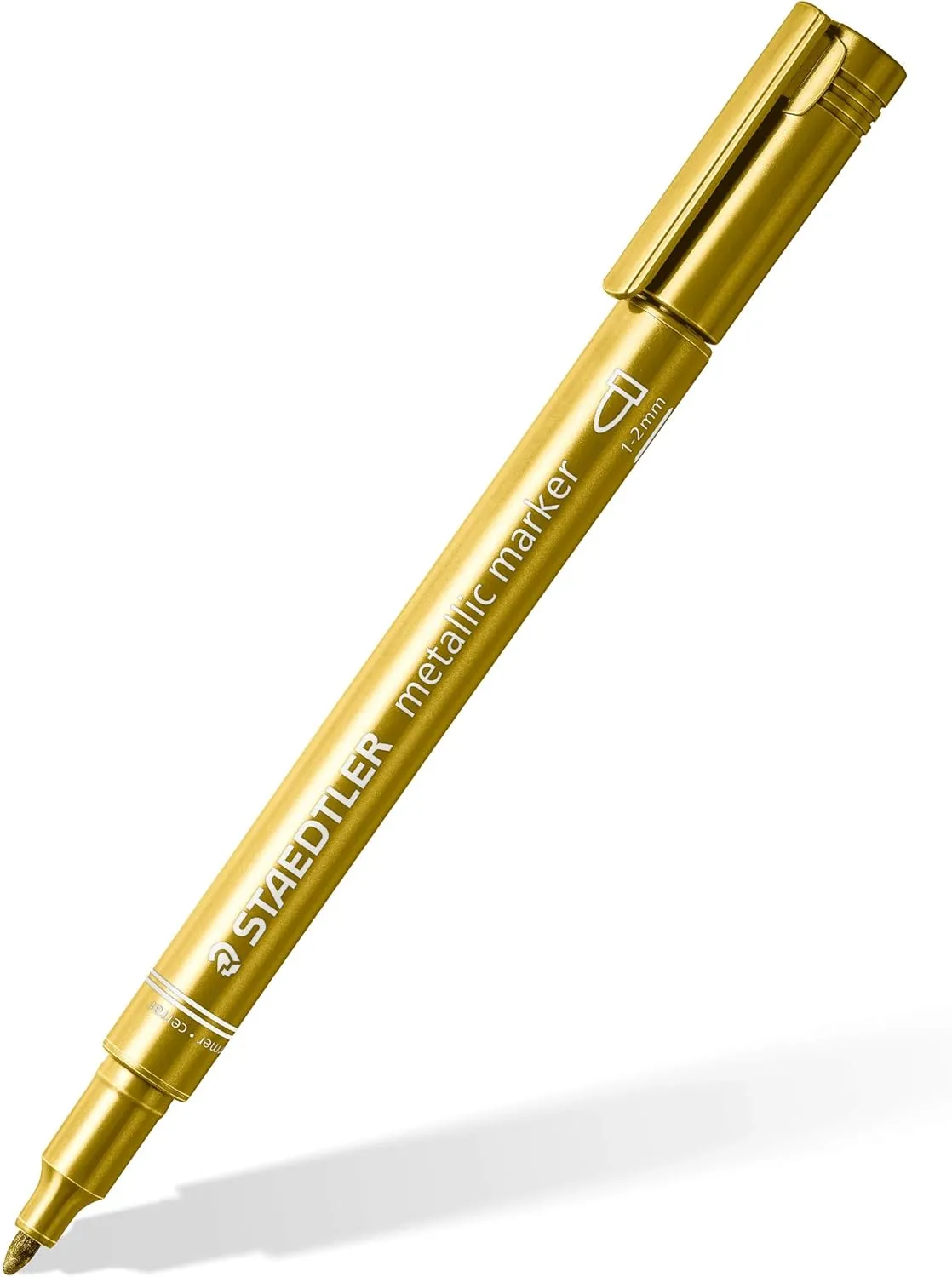 STAEDTLER 8323 TB10 Design Journey Metallic Pen, Assorted Colours, 1-2 mm Line Width (Wallet of 10)