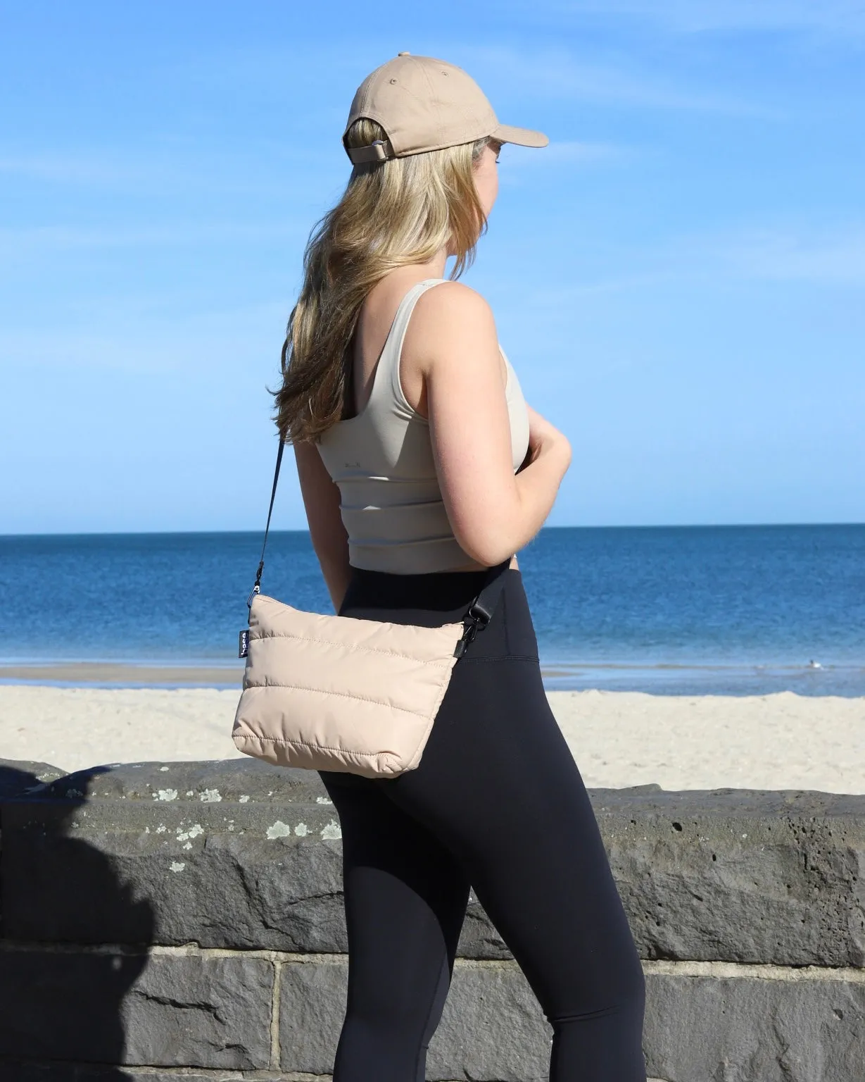 Stash Base Crossbody Bag (Sand)