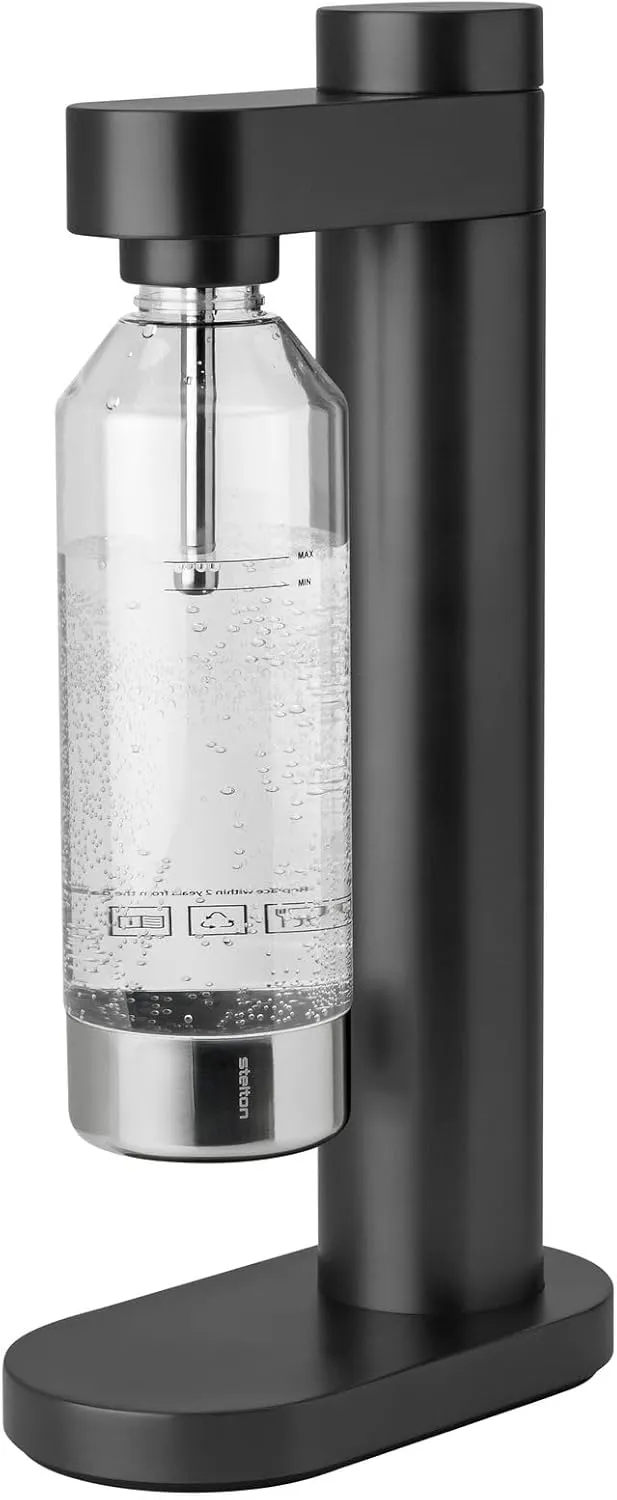 Stelton Brus Carbonator Black Metallic