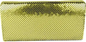 Stephanie Imports Luxuriant Soft Metallic Mesh Women's Shoulder Evening Clutch Wallet Purse