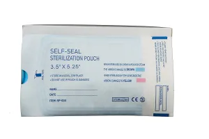 Sterilization Pouches 3.5”x5.25” Self-Sealing Autoclave Bags with Indicators for Professional Surgical Instrument Cleaning by P&P Medical Surgical (800)