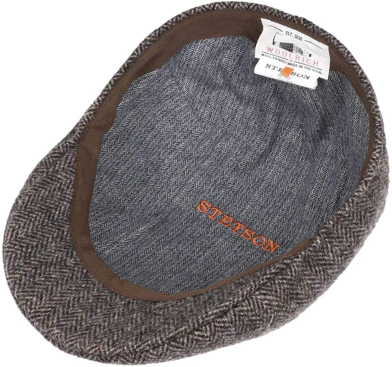 Stetson Texas Wool Herringbone Cap Men |