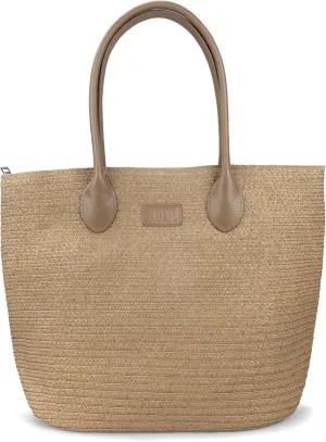 Straw Rattan Women Tote Summer Beach Shoulder Handbag