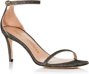 Stuart Weitzman Womens Metallic Adjustable Heels